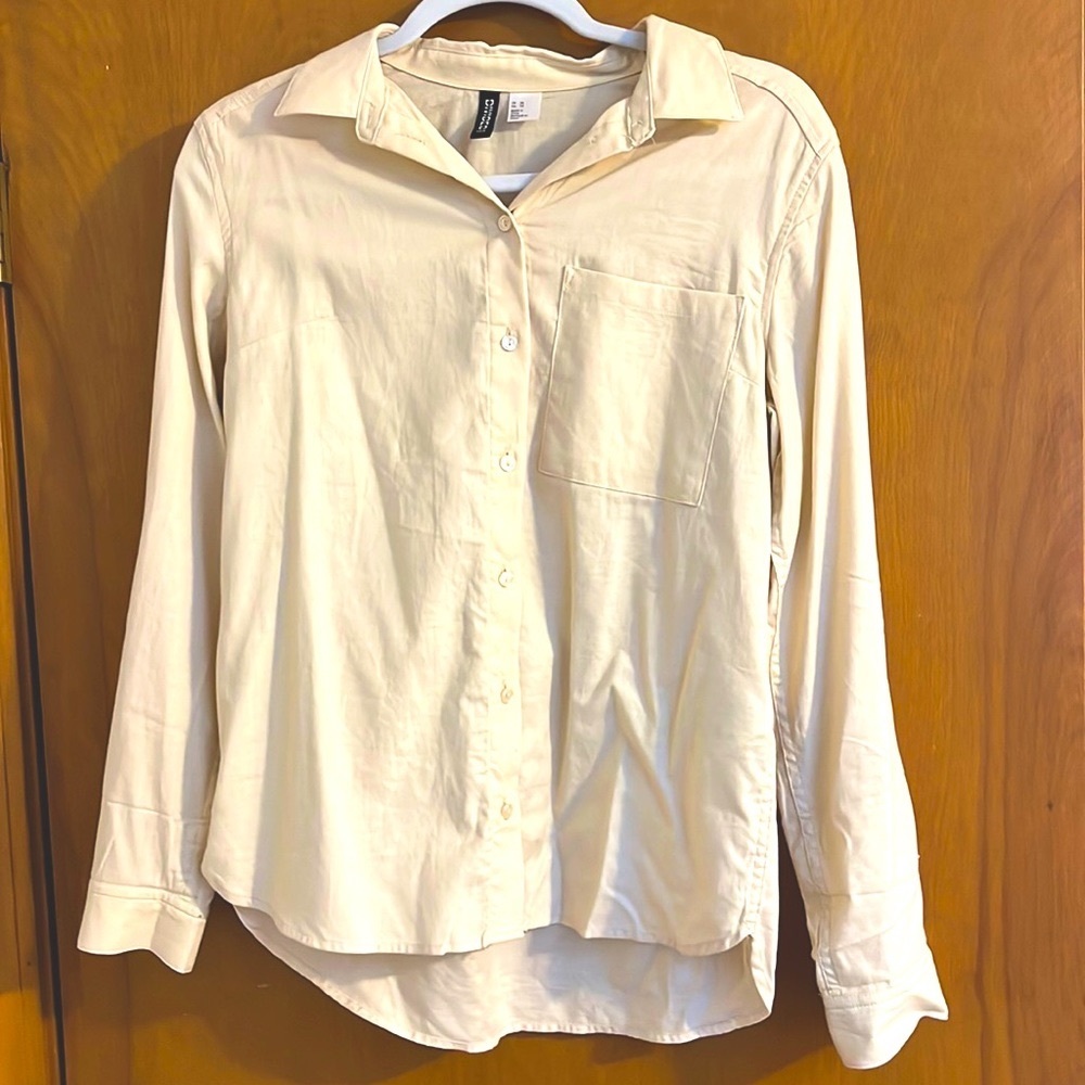 Cream blouse